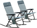 Timber Ridge 3-Level Adjustable Rocking Camping Chair, Ergonomic Padded High by TIMBERRIDGE
