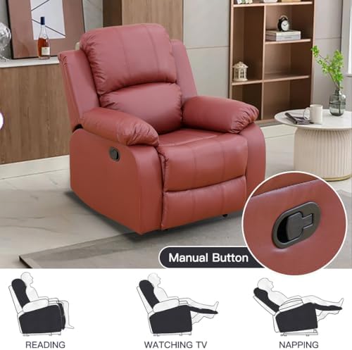 Manual Recliner Chair Set, Living Room Furniture Sets - Image 4