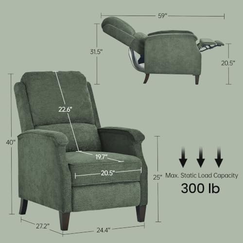 VKNOW Recliner Chair, Fabric Recliner - Image 2