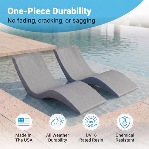 Aqua Outdoors Pool Lounge Chairs, Pool Chairs - Image 6