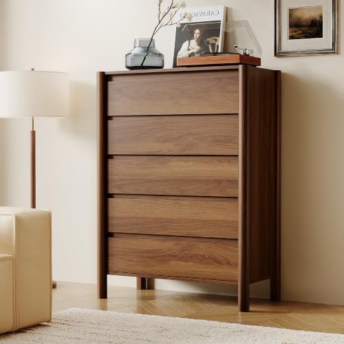 HOUROM Walnut Dresser for Bedroom - Image 6