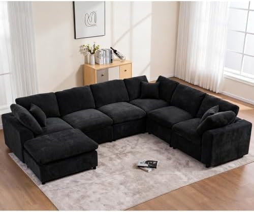 Cloud Couch Sectional for Living Room, Oversized Modular Sofa by VEPXXP
