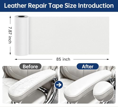 Leather Repair Tape, Heavy Duty Vinyl Repair Patch, Waterproof Self Adhesive - Image 2