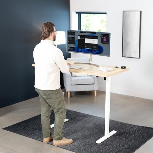 VIVO Light Wood 60 x 30 in Standing Desk, DESK-KIT-0W6C - Image 2