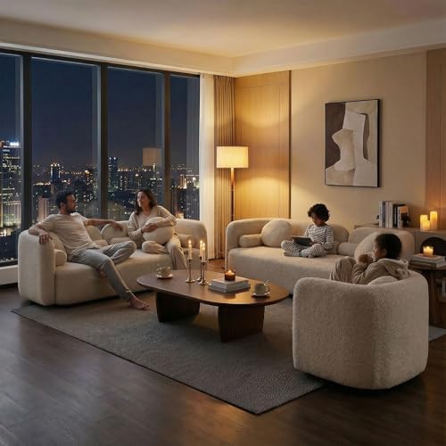 3-Piece Curved Couch Set - Image 3