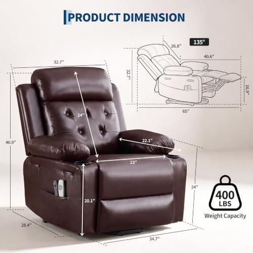 Garvee Oversized Power Lift Recliner Chair - Image 2