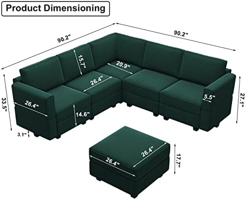 Belffin Modular Sectional Sofa - Image 2