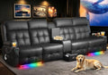 RV Loveseat Recliner Sofa, Home Theater Seating by TOMOSLTER