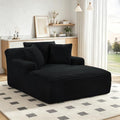 66.5" Oversized Chaise Lounge Chair, Boneless Sleeper Sofa Bed by Merikeshomes