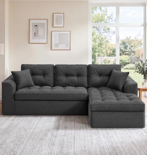Hobestluk 105'' Boneless Couch Modular Sectional Sofa by YourHomeDeservesMore