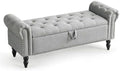 Furniliving 51” Bedroom Bench, End of Bed Bench by FurnilivingFurnitureforHome