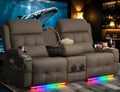 Home Theater Seating, Power Loveseat Recliner Sofa by TiooiiReclinerSofa