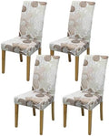 Dining Chair Covers, Stretch Seat Covers, Washable Furniture Protector by BIETYONE