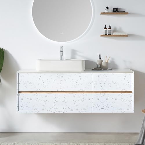Yancorp 16"x120" Gray Contact Paper Marble Removable Wallpaper Pull and Stick - Image 2