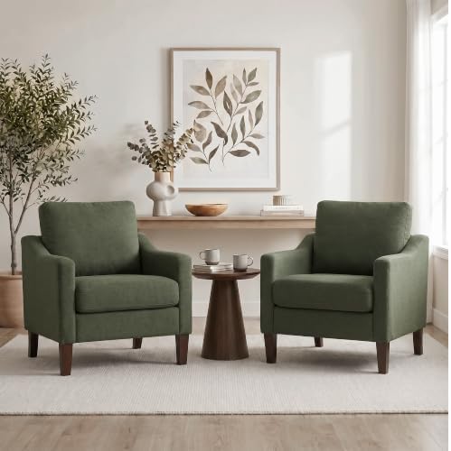 VKNOW Accent Chairs, Modern Upholstered Armchairs - Image 5