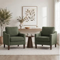 VKNOW Accent Chairs Set of 2, Modern Upholstered Armchairs by VKNOW
