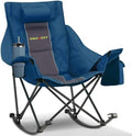 Unisakey Oversize Foldable Rocking Camping Chair300lbs Capacity by Unknown