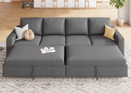 HONBAY Modular Sectional Sleeper Sofa Bed, by HONBAY