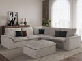 EASE MOOSE 115" Modular Sectional Sofa, Boneless Couches by EASEMOOSE