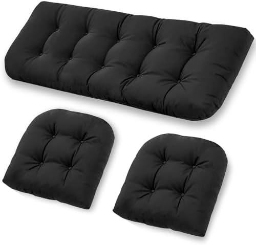 Wicker Furniture Cushions Outdoor, Patio Seat Chair Pads, Waterproof by Unknown