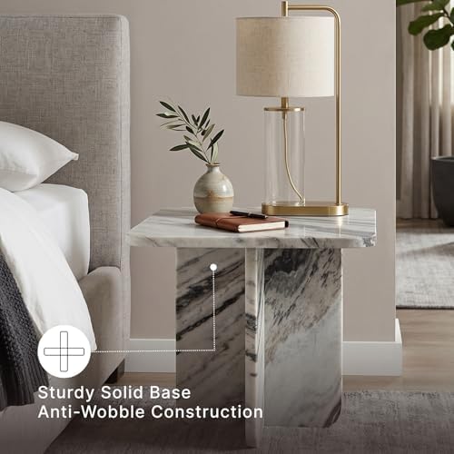 Signature Design by Ashley Baretton Marble Coffee Table, Square Nesting Design - Image 7