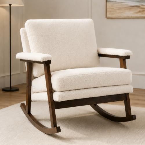 Nursery Rocking Chair for Adults and Small Spaces by MNGLIRC