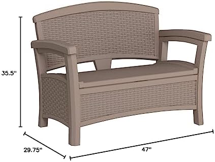 Suncast ELEMENTS Loveseat with Storage - Image 3