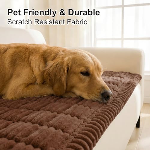 Smiry Couch Cover for Dogs, Non Slip Washable Sofa Protector for Pets - Image 3