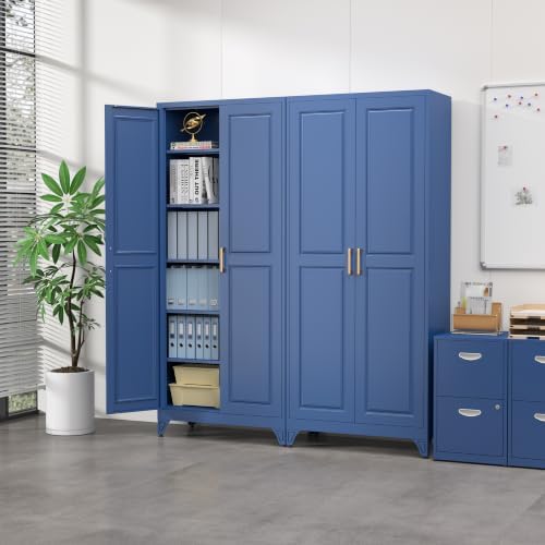SteeLoong 75”Metal Pantry Storage Cabinet - Image 6