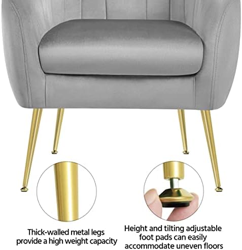 Yaheetech Barrel Accent Chair, Modern Cozy Vanity Chair - Image 6
