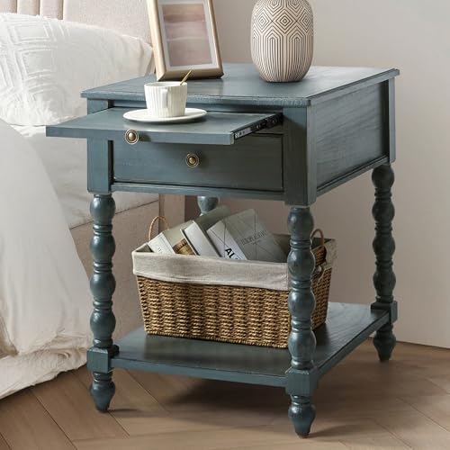HULALA HOME Spindle End Table by HULALAHOME