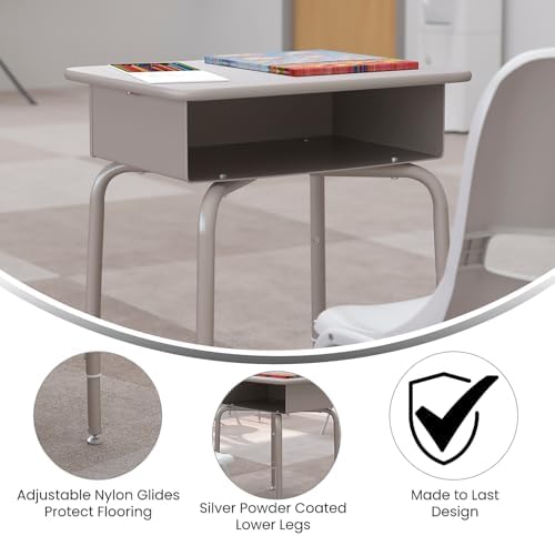 Flash Furniture Billie Student Desk - Image 4