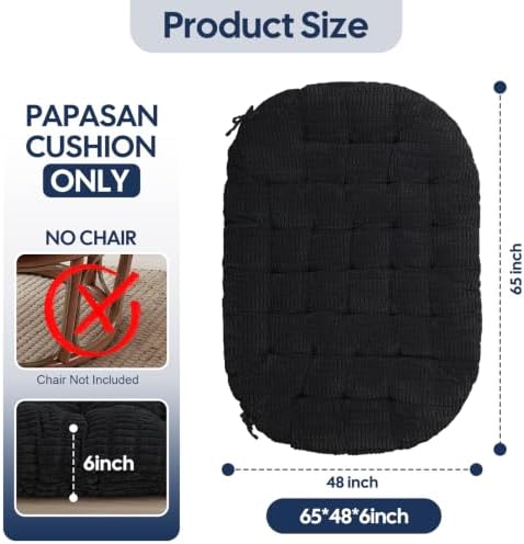 idee-home Double Papasan Chair Cushion - Image 4