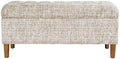 HomePop 40" Ainsley Button Tufted Storage Bench by HomePop