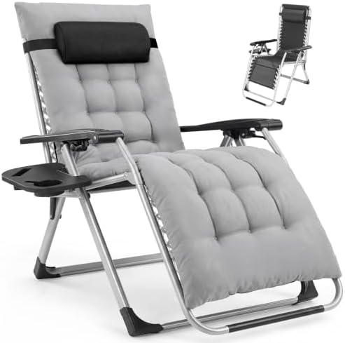 NEWBULIG Zero Gravity Chair, Folding Patio Recliner by NEWBULIG