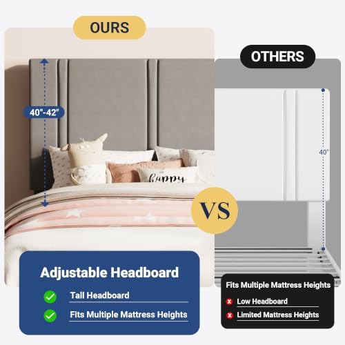 Allewie Twin Platform Bed Frame - Image 6