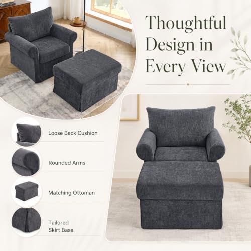 35.82" Oversized Accent Chair - Image 6