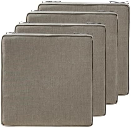18.5 x 16 Inch Sunbrella Outdoor Chair Cushions by Supflourishia