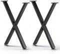 Heavy Duty X Shape Metal Table Legs, Replacement Legs by SNYXXOZ