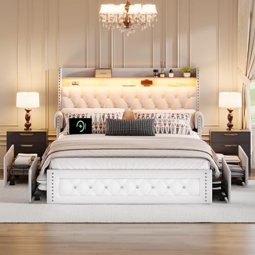 Ailisite Queen Size Bed Frame by AILISITE