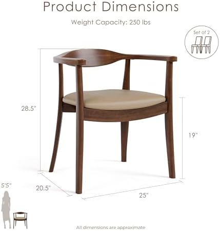 Furniture of America Nazaen I Mid-Century Modern Solid Wood 245-inch Side - Image 3