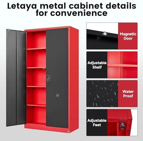 Letaya Metal Storage Cabinets - Image 4