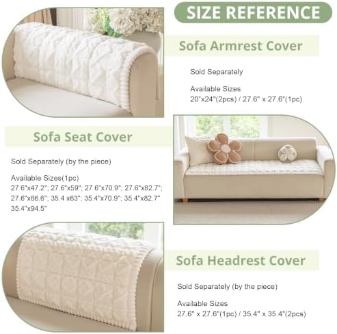 OstepDecor Couch Cover for Dogs, Washable Non Slip Sofa Cover for Pets - Image 3