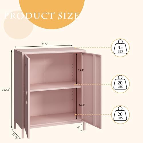 Steehoom Metal Storage Cabinet - Image 3
