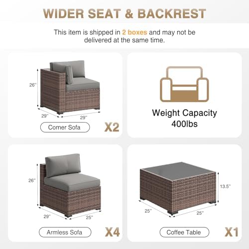 Aoxun Patio Furniture Set - Image 7