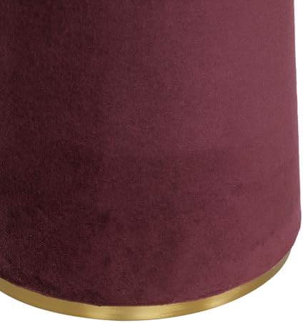 TOV Furniture Graham Burgundy Velvet Floor Lamp - Image 5