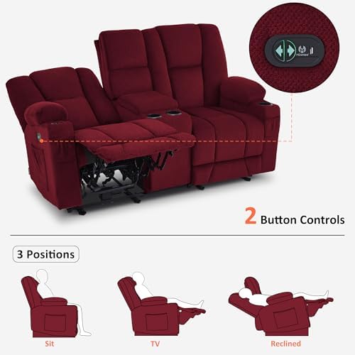 MCombo 75 in Power Reclining Loveseat - Image 6