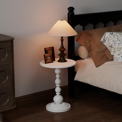 Metal Small End Table, Round Side Table - Image 5