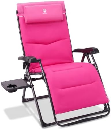 EVER ADVANCED Aluminum Zero Gravity Chair, 2.4" Padded, 350 lb Capacity by EVERADVANCED