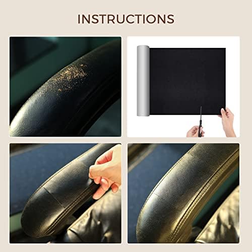 JDLUGH Leather Repair Patch Tape kit, 15x60 Inch, Dark Brown2.0 - Image 5